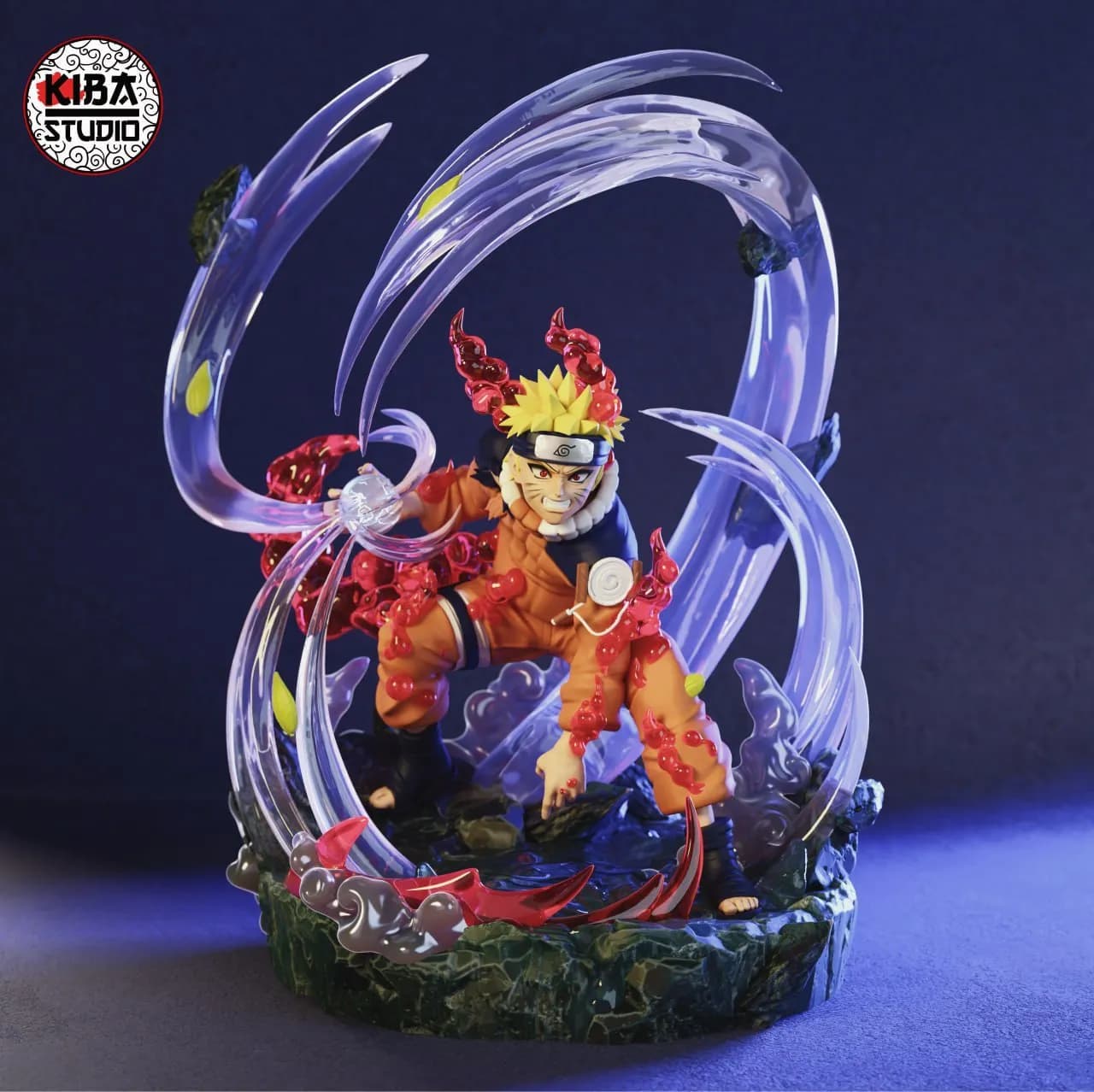 Kiba Studio 漩涡鸣人·九尾查克拉外衣雕像