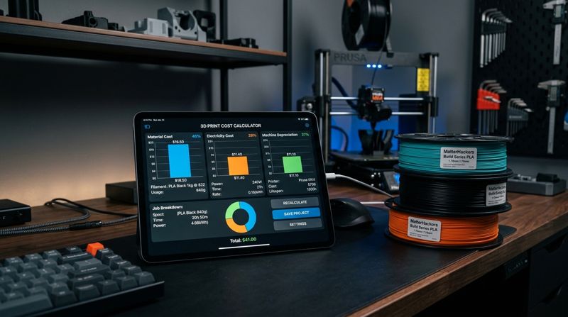 3D 打印成本计算指南:耗材、电费、设备折旧怎么算?